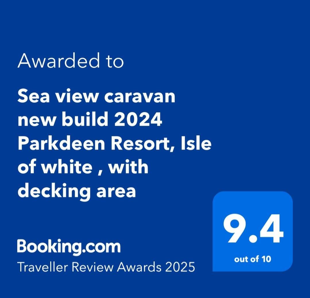 New Caravan, Isle Of White Sea View & Decking Thorness Bay Park Porchfield エクステリア 写真